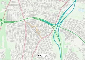 Kreuzung Redbridge A18 1 Karte