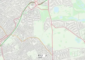 Waltham Forest, E11 3 Karte
