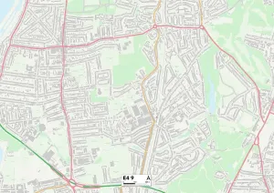E - London E Drucke: Waltham Forest, E4 9 Karte