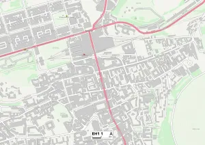 Edinburgh EH1 1 Karte