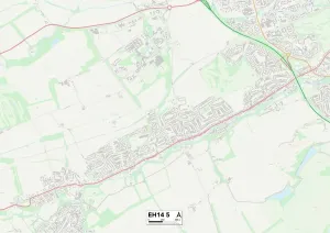 Edinburgh EH14 5 Karte