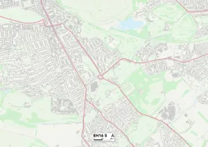 EH - Edinburgh Drucke: Edinburgh EH16 5 Karte