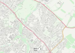 Edinburgh EH17 7 Karte