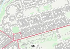 Edinburgh EH2 3 Karte