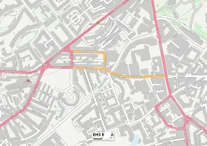 Edinburgh EH3 8 Karte