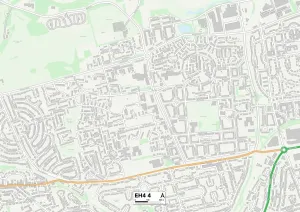 EH - Edinburgh Drucke: Edinburgh EH4 4 Karte