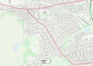 Edinburgh EH8 7 Karte