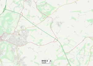Midlothian EH22 2 Karte