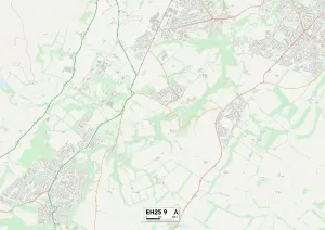 Midlothian EH25 9 Karte
