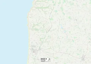Kornwal EX23 9 Karte