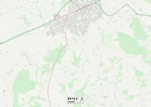 Exeter, EX14 2 Karte