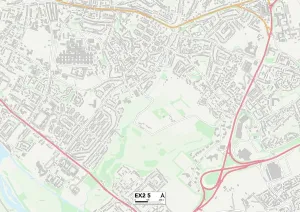Exeter EX2 5 Karte