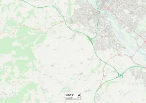 Exeter EX2 9 Karte
