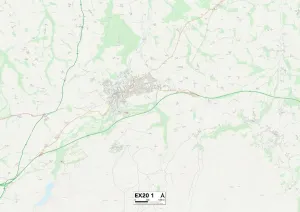 EXETER EX20 1 Karte
