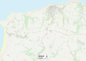 Exeter EX34 8 Karte