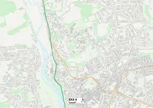 Exeter EX4 4 Karte
