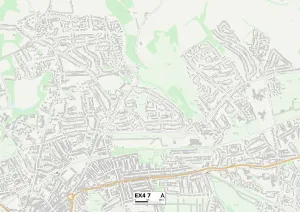 Exeter Exeter EX4 7 Karte