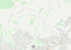 Exeter EX4 9 Karte