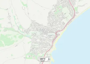 Exeter EX7 9 Karte