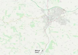 Mitteldevon EX16 5 Karte