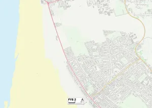FY - Blackpool Drucke: Fylde FY8 2 Karte