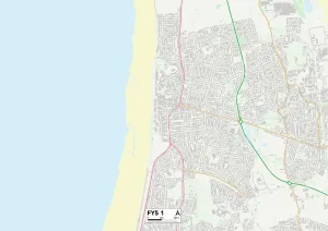 Wyre FY5 1 Karte