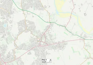 Wyre FY6 7 Karte
