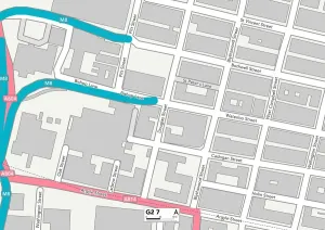 Gerahmter Druck : Kilburn High Road W9 3 Gerahmter Druck : Kilburn High Road W9 3
