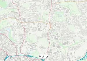 Glasgow G21 1 Karte