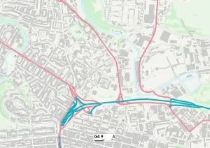 Glasgow G4 9 Karte