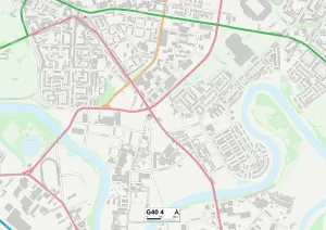 Glasgow, G40 4 Karte