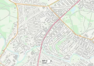 Glasgow, G41, Karte