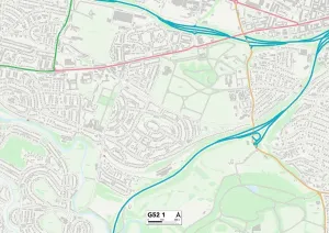 Glasgow G52 1 Karte