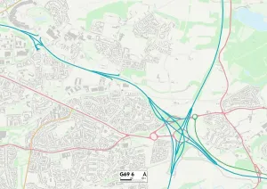 Glasgow, G69 6 Karte