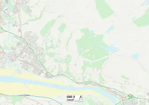 West Dunbartonshire, G82 2 Karte