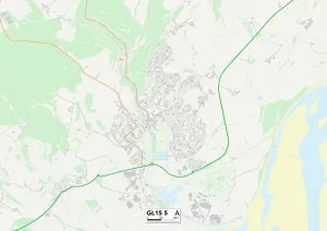 Gloucester GL15 5 Karte