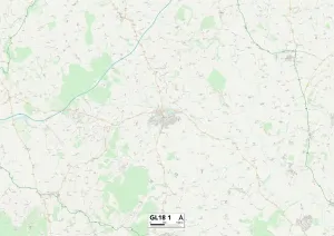 Gloucester GL18 1 Karte