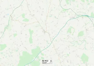 Gloucester GL18 2 Karte