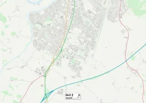 Gloucester GL2 2 Karte