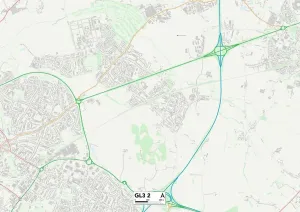 Gloucester GL3 2 Karte