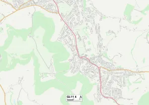 Stroud GL11 4 Karte