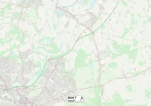 Guildford GU4 7 Karte