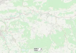 Guildford GU5 9 Karte
