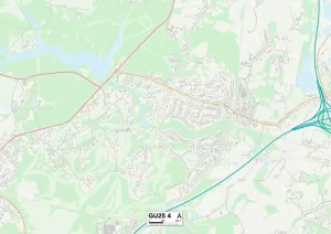Runnymede GU25 4 Karte