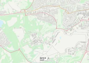 Rushmoor GU14 0 Karte