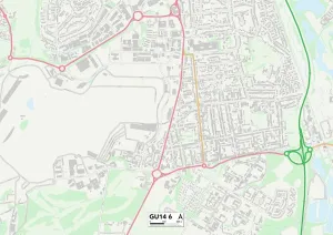 Rushmoor GU14 6 Karte