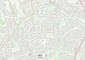 Harrow HA5 1 Karte