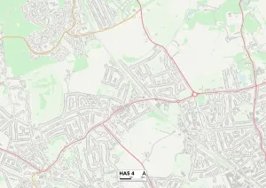 Harrow HA5 4 Karte