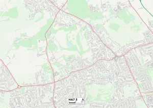 Harrow HA7 3 Karte