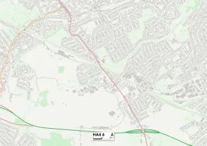 Hillingdon, HA4 6 Karte
